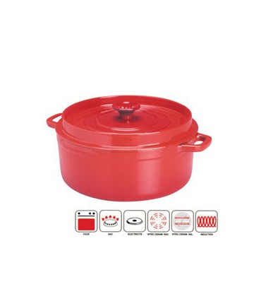 COCOTTE FONTE OVAL RUBIS D 31 303310