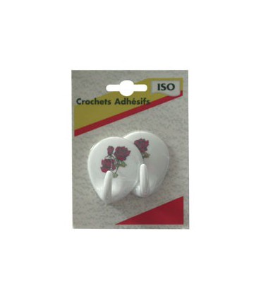 CROCHET ADH.OVAL.CERA.X2 DECOR  535401