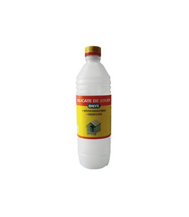 SILICATE DE SOUDE BOUT.PLAST 1L - ONYX