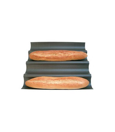 MOULE BAGUETTE X4 ANTI-ADH. 38X32   2583