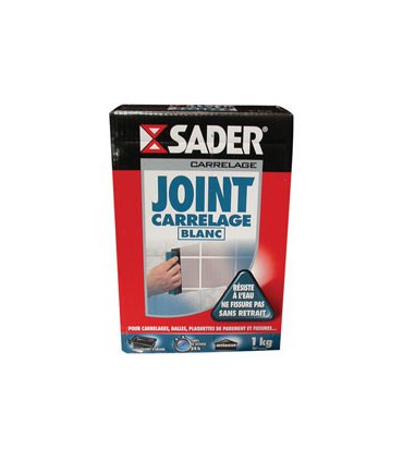 JOINT CARRELAGE POUDRE BLC  1KG SADER - SADER