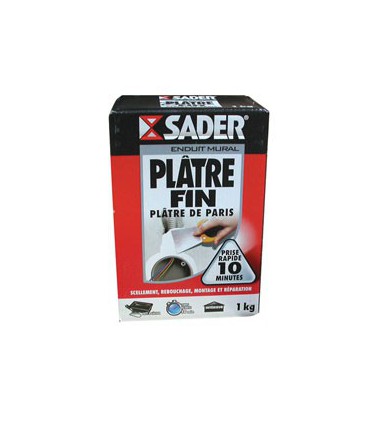 PLATRE FIN  1KG SADER           121721 - SADER