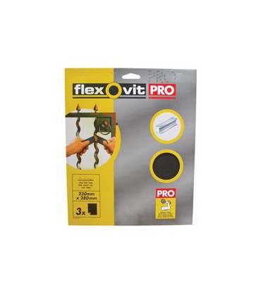 Toile émeri grain fin par 3