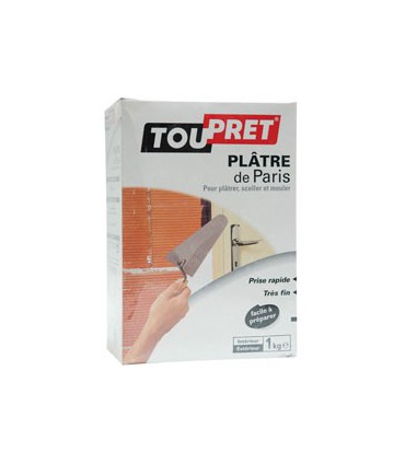 PLATRE DE PARIS TOUPRET 1KG        GSA - TOUPRET