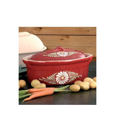 PLAT BAECKOFFE 37CM DECOR MARGUERITE