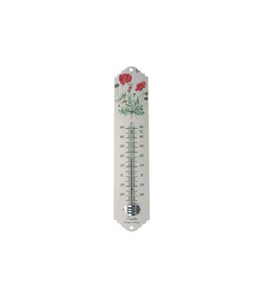 Thermometre Email 30Cm Coquelicot 30154 - Sorev