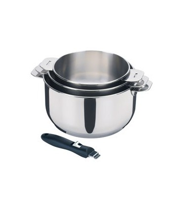 Casserole Inox Transf.X3.16/20+Manche - Lagostina