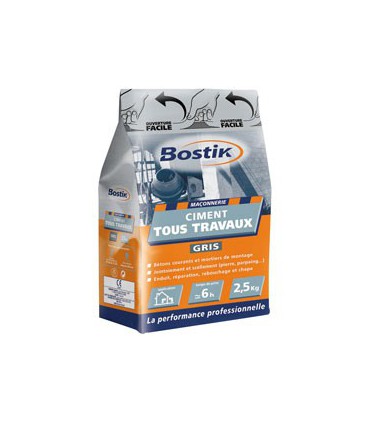 CIMENT GRIS TS TRVX 2.5 KG  BOSTIK