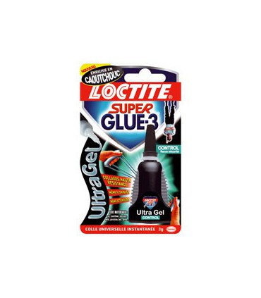 Colle Super Glue3 "Power Flex" Gel Control 3 gr - Loctite