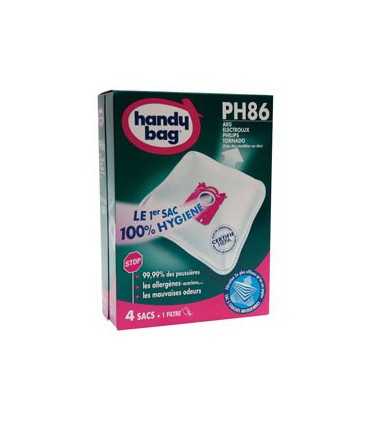 SAC ASPIRATEUR  X 4 N. TIS PHILIPS HANDY