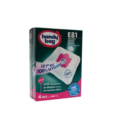 SAC ASPIRATEUR  X 4 N. TIS TORNADO HANDY