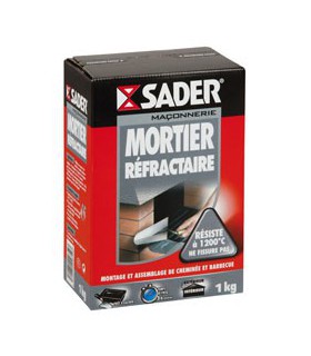 MORTIER RÉFRACTAIRE EN 1 KG