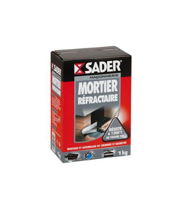MORTIER RÉFRACTAIRE EN 1 KG