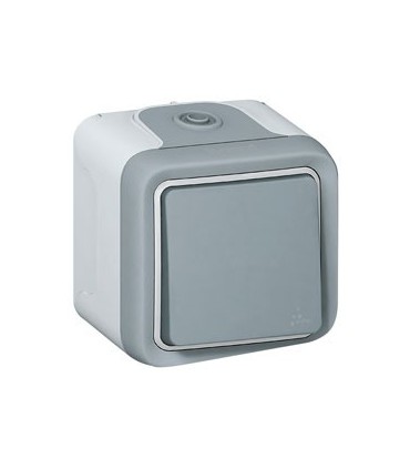 Interrupteur Plexo Apparent Gris - Legrand