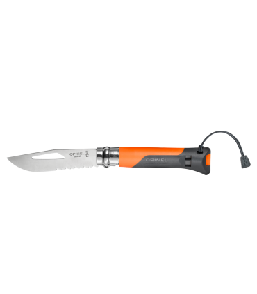 Couteau N°8 Outdoor Mandarine/Orange - Opinel