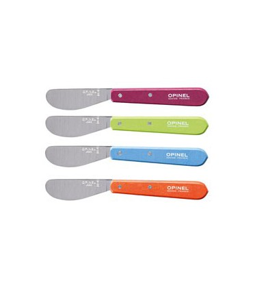 Couteau tartineur/beurre Opinel assortis - OPINEL