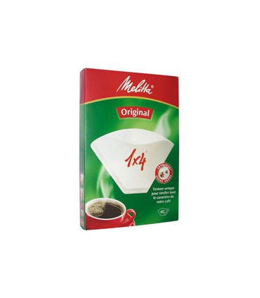FILTRE CORNET PAPIER BTE40         1X4 - MELITTA