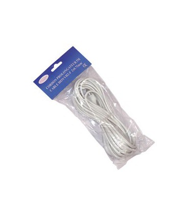 PROLONGATEUR 2 X 0.75  5M BLANC