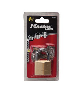 Cadenas laiton - 40 mm - anse acier 22 mm - MASTER LOCK