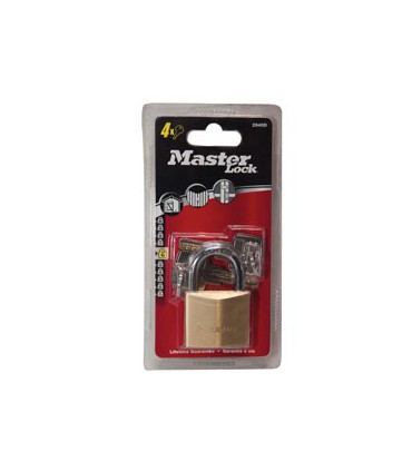 Cadenas laiton - 40 mm - anse acier 22 mm - MASTER LOCK