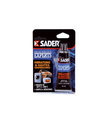Sader colle vibration haute température tube alu 55ml - Sader