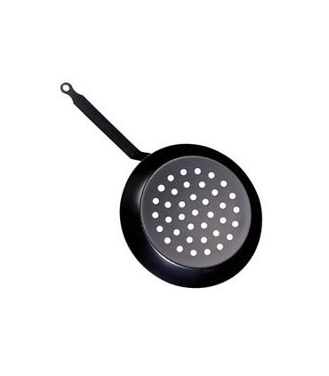 POELE CHATAIGNE/MARRON TOLE D28 529028