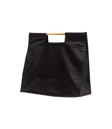 SAC SHOPPER NYLON POIGNEE BOIS - SIDEBAG