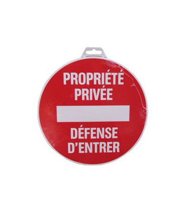 DISQUE PROPRIETE DEFENSE D'ENTRER D.300M