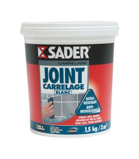 JOINT CARRELAGE PATE BLANC 1.5K SADER - SADER