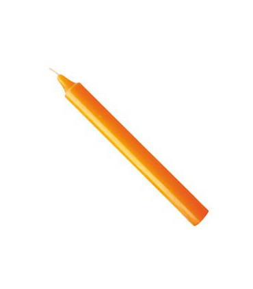 BOUGIE T.MASSE D21H20 ORANGE - LE CHAT