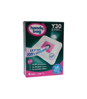 Sac aspirateur handy bag non tissé x4 moulinex y30 - HANDY BAG