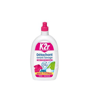 Détachant avant lavage liquide 750ml K2r
