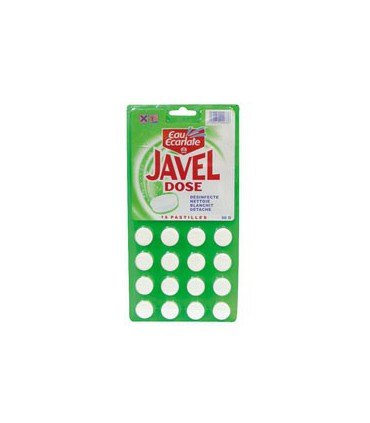 JAVEL DOSE PASTILLES BLISTER DE 16 - EAU ECARLATE