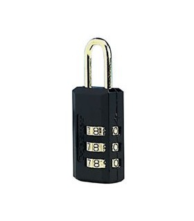 Cadenas 3 Chiffres Noir 20 mm - Master Lock