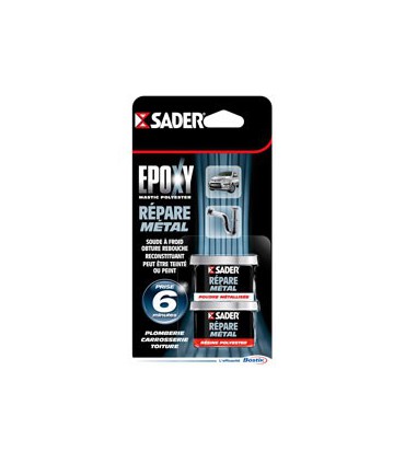 Colle Epoxy Repare Metal 81 Gr - Sader