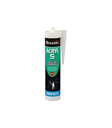 MASTIC ACRYL S BRUN 310ML PRO - BOSTIK PRO