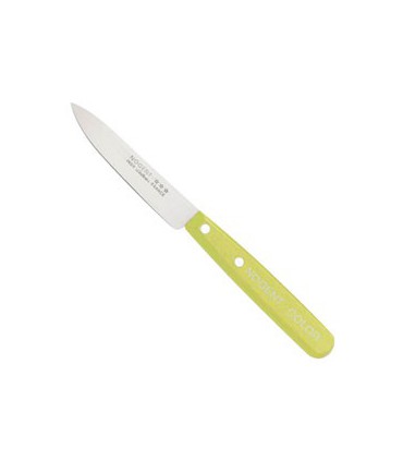 Couteau office 9 cm lisse color bois ten