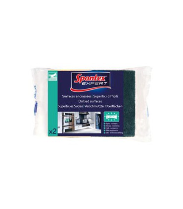 Eponge veg.grat verte x 2 - Spontex expert
