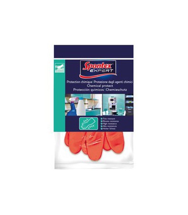 Gant protection chimique taille 8 lat - Spontex expert