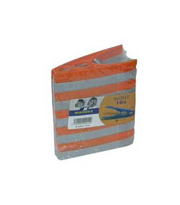 Pince linge plastique sachet 10 grand mo