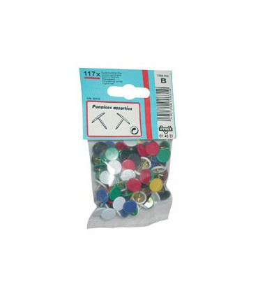 PUNAISES COULEURS ASSORTIES