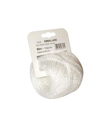 FICELLE POLYPRO.100G 2.0/2 S/ROLL - CORDERIE TOURNONAISE