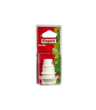 DOUILLE E14 PLAST.BLANC+BAG  S/C 91123 - LEGRAND
