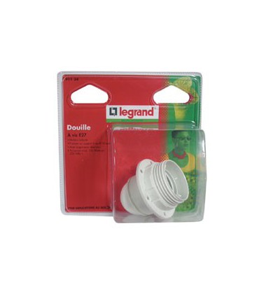 Douille E27 + Bague Plastique - Legrand 