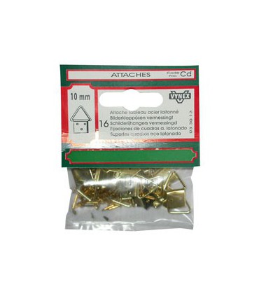 VYN33013 ATTACHE TABLEAU LAITON 10MM