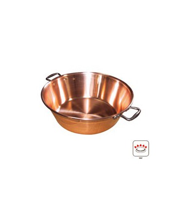BASSINE CONFITURE CUIVRE 1MMD38 207032