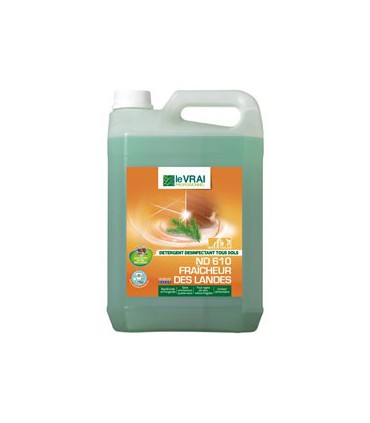 Nettoyant Désinfectant ND 610 Fraîcheur des Landes 5 L - Le Vrai Professionnel