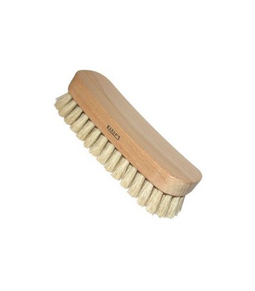 Brosse pour Chaussure Polissoir Ciré en Fibre de Soie Blanc - Domergue