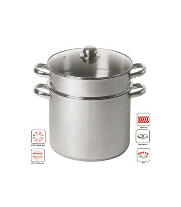 COUSCOUSSIER INOX 11L D.26CM T/FEUX - BAUMALU