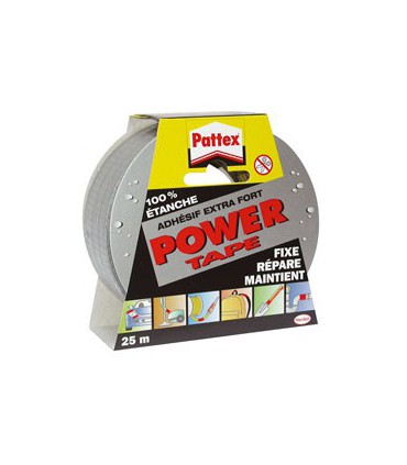PATTEX POWER TAPE GRIS ETUI 25M - PATTEX